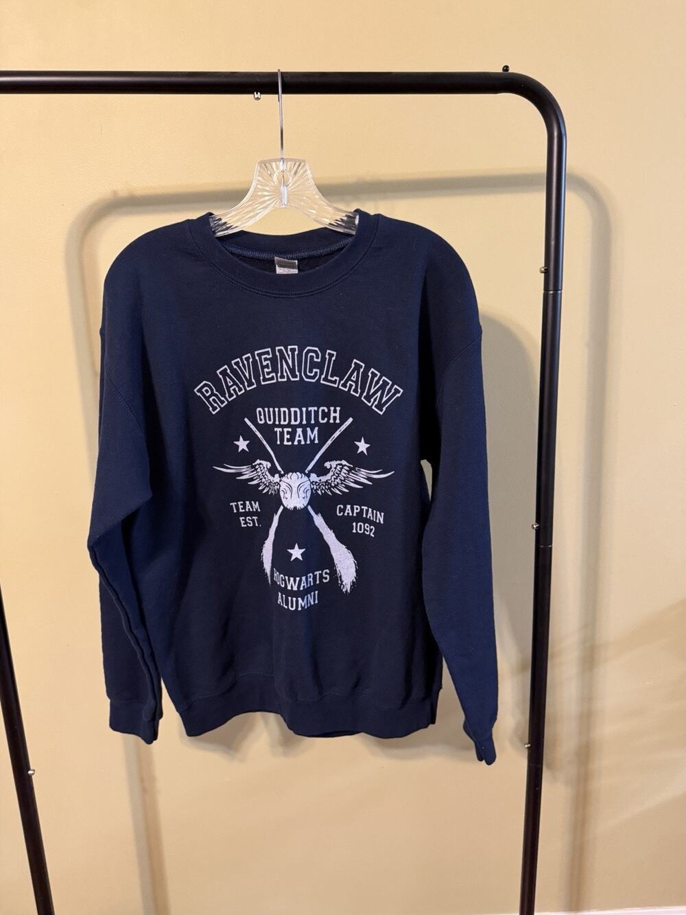 Harry Potter Ravenclaw Quidditch Team Navy Sweatshirt Size Medium